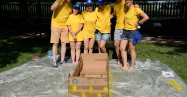 Team building carton boat bestway corp