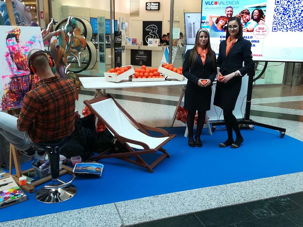 Valencia instore rebranding