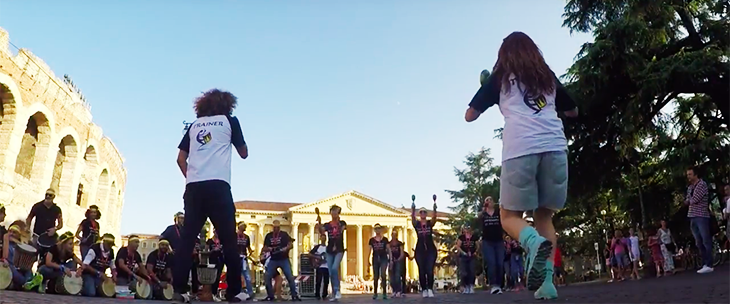 flash mob verona event c&A