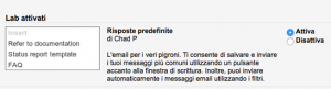 gmail risposte predefinite