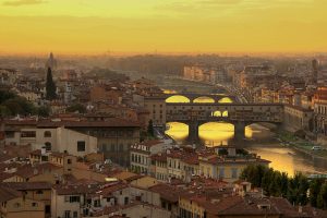 ponte vecchio from piazzale michelangelo